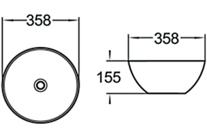 Рукомойник SantiLine SL-1040 - 2