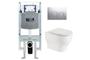 Комплект Weltwasser AMBERG 497 ST + ERLENBACH 004 GL-WT + AMBERG RD-MT CR (10000006685)