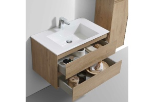 Тумба под раковину Vincea Luka 80 светлое дерево - 2