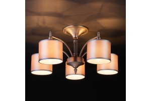 Люстра на штанге Eurosvet Adagio 60080/5 сатин-никель - 2