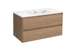 Тумба под раковину Vincea Gio 100 светлое дерево