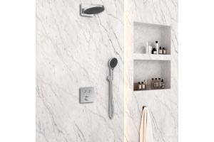 Душевой комплект Vincea Inspire с термостатом хром - 3