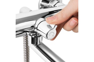 Смеситель для ванны с длинным изливом с керамическим дивертором, Funk, IDDIS, FUNSBL2i10WA - 3