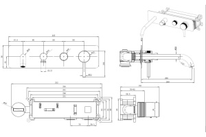 Смеситель для ванны с душем Allen Brau Priority хром - 2