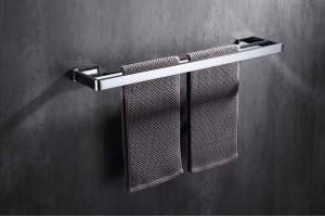 Полотенцедержатель двойной ABBER Westen хром - 2