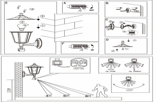 Светильник на штанге Eglo ПРОМО Laterna 4 22469 - 2