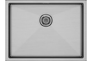 Мойка кухонная Paulmark Next 58 брашированная сталь
