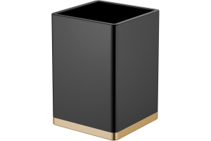 Стакан Boheme Черный/Золото 10961-B-G