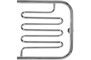 Водяной полотенцесушитель Terminus Фокстрот Лиана 500x500 Хром