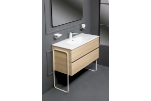 Тумба под раковину Armadi Art Vallessi 100 светлое дерево - 3