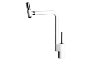 Смеситель для кухонной мойки Webert 360° белый (TS920302744)