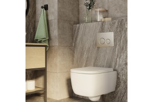 Кнопка смыва Iddis Unisteel нержавеющая сталь UNS10S0i77 - 2