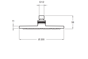 Верхний душ Jacob Delafon Brive E21755-CP - 2