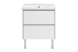 Тумба под раковину Misty Мускат 70 белая глянцевая - 3