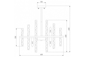 Люстра на штанге Bogate's Hollis 367/9 Smart - 2