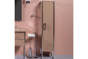 Шкаф-пенал Armadi Art Monaco R бежевый - хром - 2