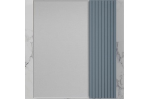 Зеркало-шкаф Style Line Стокгольм 60 серый