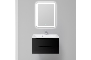 Мебель для ванной BelBagno Marino 80 nero lucido