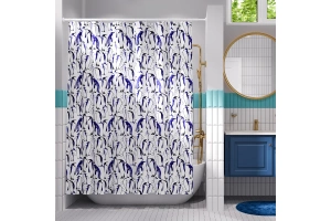 Штора для ванной Wasserkraft Ammer 180х200 рисунок белый - 2