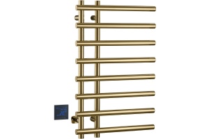 Полотенцесушитель электрический Boheme Uno золото, матовый (722-MG)