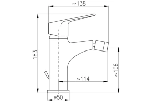Смеситель для биде Rav Slezak Victoria хром - 3