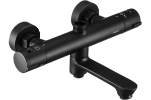 Термостатический смеситель для ванны Swedbe Hermes черный матовый (9042B)