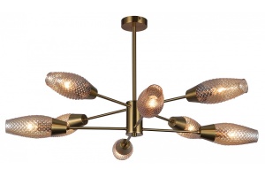 Люстра на штанге Escada Desire 10165/8PL Copper