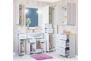 Шкаф Бриклаер Анна 65, белый - 3