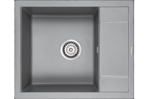 Мойка кухонная Paulmark Optimum 60 серый матовый 