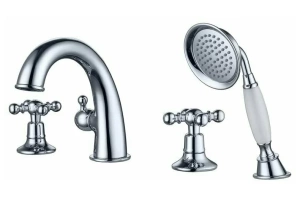 Смеситель на борт ванны Gappo хром