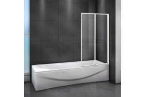 Шторка на ванну Cezares Relax V-2-80/140-C-Bi стекло прозрачное - 2