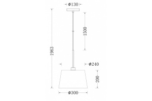 Подвесной светильник Freya Sandy FR5119PL-01BS - 3