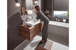 Смеситель для раковины Hansgrohe Vivenis белый матовый - 2