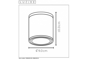 Потолочный светильник Lucide Aven 22962/01/30 - 3
