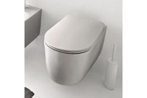 Унитаз подвесной Kerasan Nolita серый матовый (531459) - 2