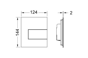 TECEsquare Urinal, белый матовый - 2