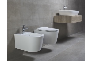 Унитаз подвесной beWash Albano 36383201 безободковый, с сиденьем микролифт - 2