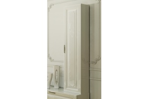 Шкаф-пенал Aqwella 5 stars Империя П35 подвесной белый глянец - 2