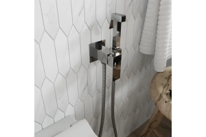 Гигиенический душ Wasserkraft со смесителем хром - 3