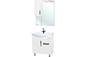 Мебель для ванной Bellezza Лагуна 65 с ящиком, белая