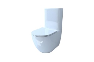 Унитаз напольный Esbano Fortex-N белый с сиденьем микролифт