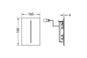 TECEfilo-Solid, 230 В, нержавеющая сталь, сатин - 2