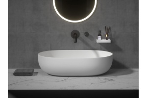 Раковина чаша Armadi Art Monaco овальная, белая матовая (879-50) - 2