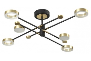 Потолочная светодиодная люстра Odeon Light Midcent Denzel 4321/55CL