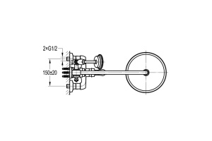 Swedbe Terracotta Art Семейный душ с термостатическим смесителем для ванны 2570 - 3