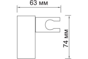 Настенный держатель Wasserkraft A011 - 3