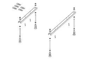 Ножки для акриловой ванны RIHO  (POOTSET09)