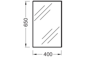 Зеркало Jacob Delafon EB1044 40 см - 2