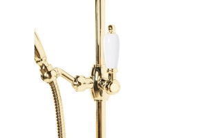 Душевая штанга Cezares золото (CZR-U-S-03/24-Bi) - 3