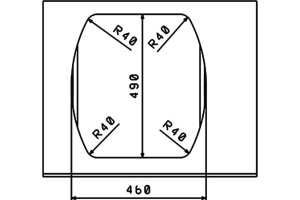 Мойка кухонная Florentina Нире 480 черный - 3